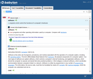 use babylon 10 premium pro on wordfast pro