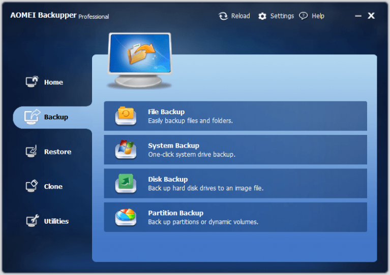 AOMEI Backupper Professional Free Download