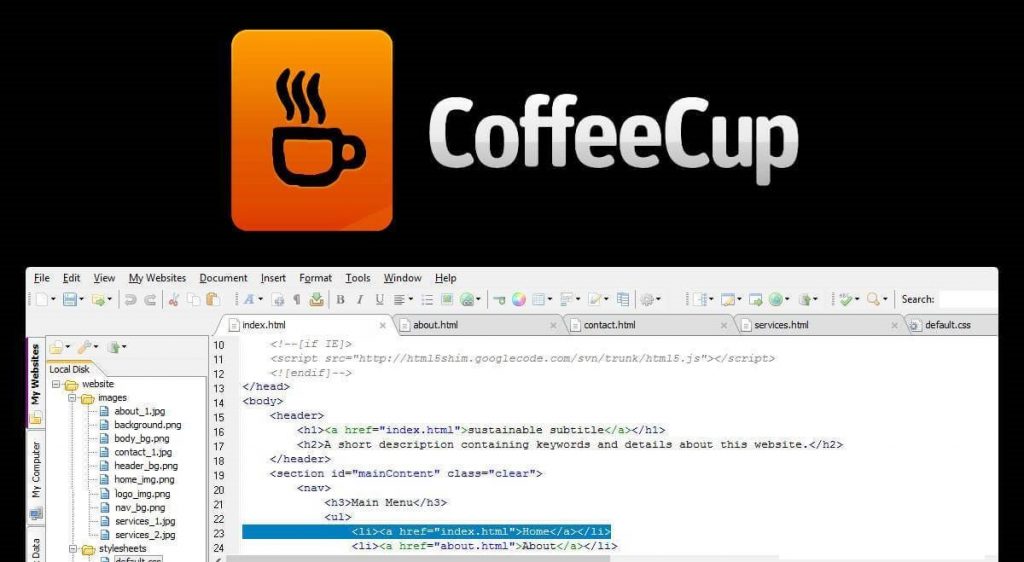 CoffeeCup HTML Editor Crack