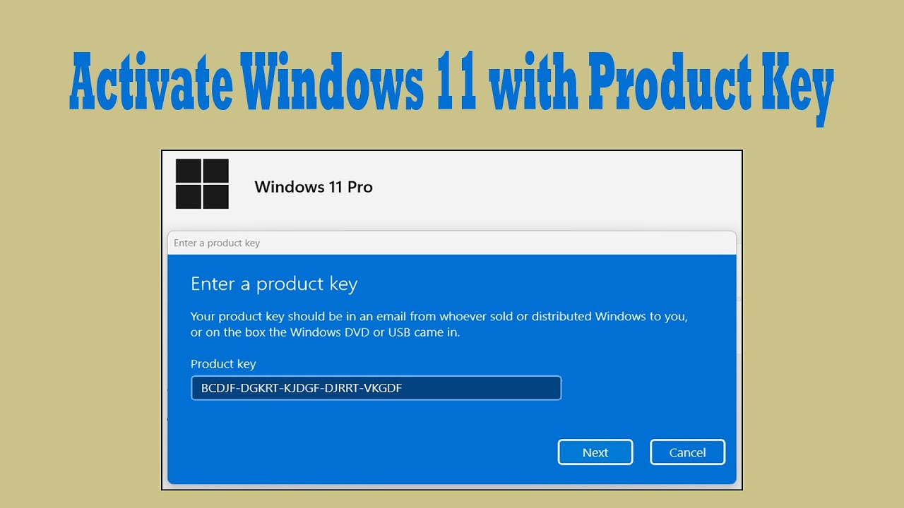 window 11 Product key With Activation key